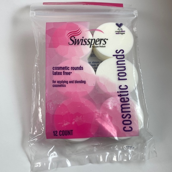 Swisspers cosmetic rounds latex free, 12 count - Picture 1 of 2